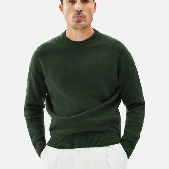 Tommy Bahama Vintage Silk Cotton Deep Green Men's Sweater Size M - Picture 1 of 8